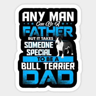 Bull Terrier Dad Dog Father Day Sticker